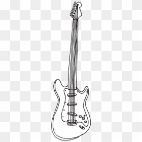 Clip Art Guitar Tattoos - Musical Instrument Doodle Transparent, HD Png Download - electric guitar silhouette png