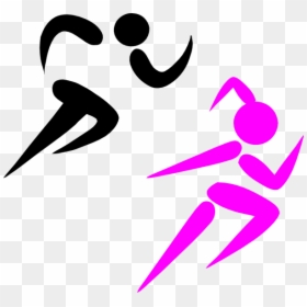 Person Running People Running Clipart Image - Running Clip Art Free, HD Png Download - people running silhouette png