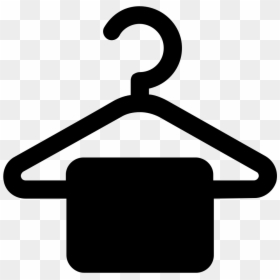 Clothes Hanger - Dry Cleaning Icon Png, Transparent Png - hanger vector png