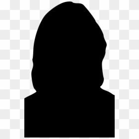 Silhouette Female Woman Clip Art - Woman Headshot Silhouette, HD Png Download - the rock head png