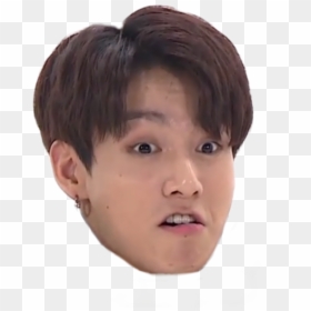Jungkook Memes Face Sticker Taekkw Png Jung Kook Meme - Bts Meme Face Png, Transparent Png - memes.png