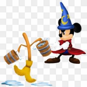 Mickey Mouse The Sorcerer"s Apprentice Kingdom Hearts - Sorcerer Mickey Kingdom Hearts, HD Png Download - sorcerer mickey png