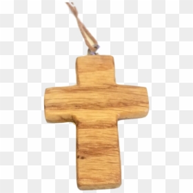 Religious Handcarved Hanging Wooden Cross - Locket, HD Png Download - hanging wood sign png