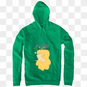 Flower Crown Pullover - Hate My Life Hoodie, HD Png Download - green flower crown png