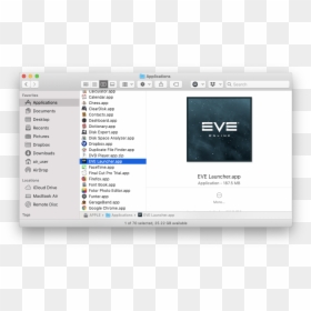 Eve Online Launcher - Ilustrador Mac, HD Png Download - eve online png