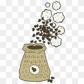 Bag Of Coffee Beans Cartoon Vector, HD Png Download - your invited png