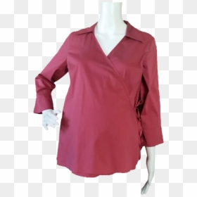 Old Navy Maternity Wrap-front Woven Blouse - Blouse, HD Png Download - old navy png