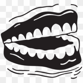 Chatter Teeth Clipart Png, Transparent Png - tooth vector png