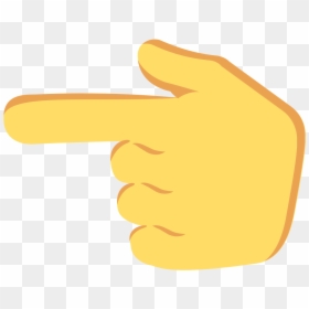 Clip Art Emoji Discord Index Finger, HD Png Download - hand emojis png