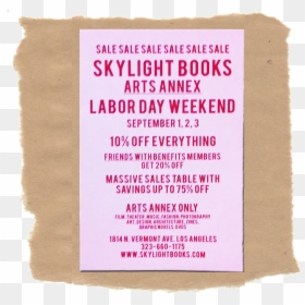 Document, HD Png Download - labor day sale png