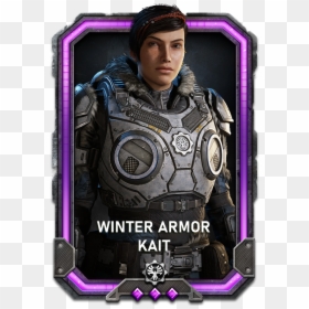 Kait In A Winter Armor Variant - Gears 5 Winter Kait, HD Png Download - gears of war marcus png