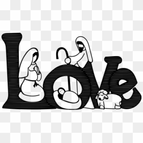 Christmas Day, HD Png Download - cartoon jesus png