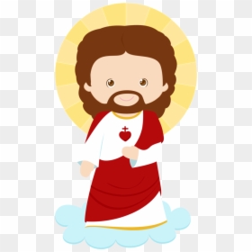 Ijwpodspk Ffn Png Santitos - Sagrado Corazon De Jesus Animado, Transparent Png - cartoon jesus png