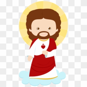 Ijwpodspk Ffn Png Santitos - Sagrado Corazon De Jesus Animado, Transparent Png - cartoon jesus png