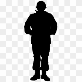 Person Silhouette Transparent Background, HD Png Download - battlefield 1 soldier png