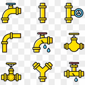 Water Pipe Flow Icons, HD Png Download - water flow png