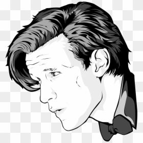 Eleventh Doctor Doctor Who Matt Smith Drawing - Doctor Who 11th Doctor Drawing, HD Png Download - tardis silhouette png