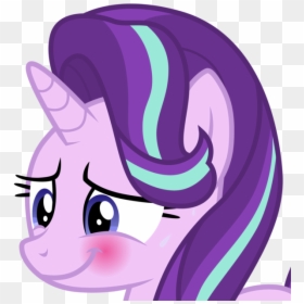 Starlightglimmer Embarrassed Nervous Clipart , Png - Starlight Glimmer Blushing, Transparent Png - starlight glimmer png