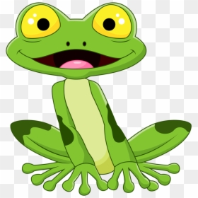 Bullfrog At Getdrawings Com - Cartoon Cute Frog Drawing, HD Png Download - tongue clipart png