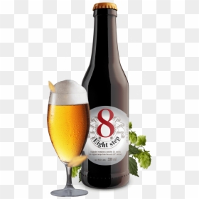 The Eight Step Bottle - Glass Bottle, HD Png Download - guinness bottle png