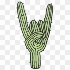 Prickly Pear Clipart , Png Download - Rock On Cactus Sticker, Transparent Png - saguaro cactus png