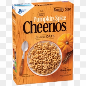 Pumpkin Spice Cheerios, HD Png Download - general mills png