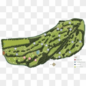 Sunningdale Golf Course Map , Png Download - Wentworth Golf Club Holes, Transparent Png - golf hole png