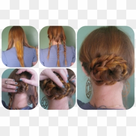 Girl, HD Png Download - hair bun png
