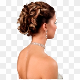 Medium Wedding Medium Bridesmaid Hairstyles, HD Png Download - hair bun png