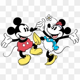 Transparent Friends Clip Art - Mickey And Minnie Mouse Transparent Background, HD Png Download - mickey mouse and friends png