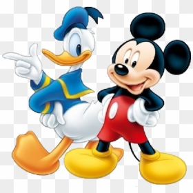 Transparent Mickey Mouse Clubhouse Clipart - Donald Duck & Mickey Mouse, HD Png Download - mickey mouse and friends png