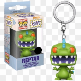 Funko Pop Overwatch Winston Keychain, HD Png Download - reptar png
