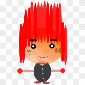 Crazy Hair Character Png Images - Clip Art, Transparent Png - crazy eye png