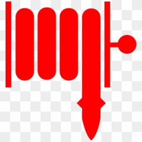 Fire Hose Symbol Clipart , Png Download - Fire Hose Red Symbol, Transparent Png - fire hose png