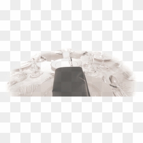 Faded Table Setting - Kitchen & Dining Room Table, HD Png Download - table setting png