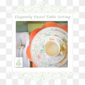 Dish Clipart Place Setting - Circle, HD Png Download - table setting png