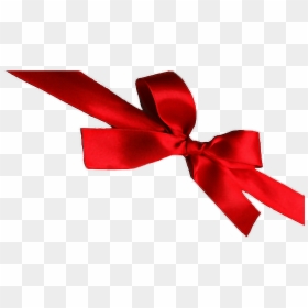 #bow#ribbon#red#gift - Satin, HD Png Download - red gift ribbon png