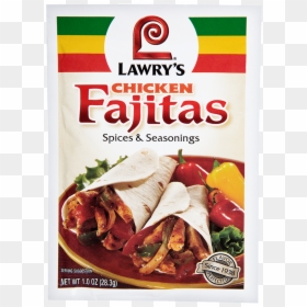 Chicken Fajitas - Lawry's Chicken Fajita Seasoning, HD Png Download - fajitas png