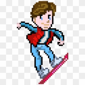Marty Mcfly Picture Art, HD Png Download - marty mcfly png