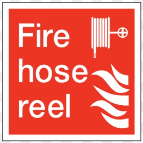 Fire Hose Reel Square Sticker - Fire Hose Reel Label, HD Png Download - fire hose png