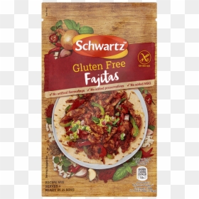 Gluten Free Fajitas Copy - Schwartz Gluten Free, HD Png Download - fajitas png
