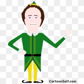 Transparent Elf Clipart Png - Cartoon Will Ferrell Elf, Png Download - will ferrell png