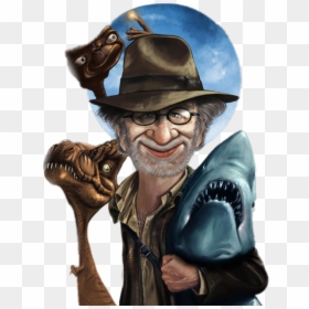 ##film #movies #stevenspielberg #caricature #mysticker - Steven Spielberg Movies Art, HD Png Download - steven spielberg png