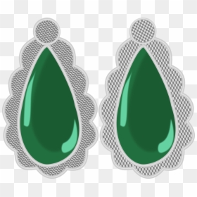 Green,jewellery,ring - Earrings, HD Png Download - ring vector png