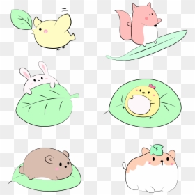 Hand Drawn Vector Birdie Small Squirrel Png And Image - Cartoon, Transparent Png - cartoon squirrel png