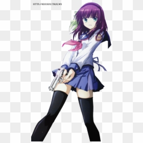 Transparent Angel Beats Png - Yuri Angel Beats Png, Png Download - angel beats png