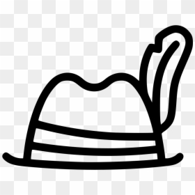 Hat Feather Traveler - Feather Hat Png Black And White, Transparent Png - traveler png