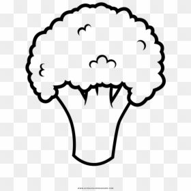 Broccoli Coloring Page - Coloring Broccoli Clip Art Black And White, HD Png Download - kakao friends png