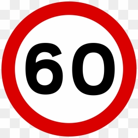 20 Km Speed Limit Signs, HD Png Download - speed limit sign png