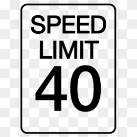 Speed Limit Sign Png, Transparent Png - speed limit sign png